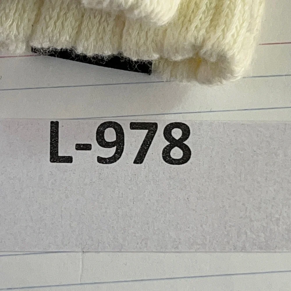 Lechery Women One Size Ivory Ribbed Knit Cotton Blend Slouch Scrunch Socks New